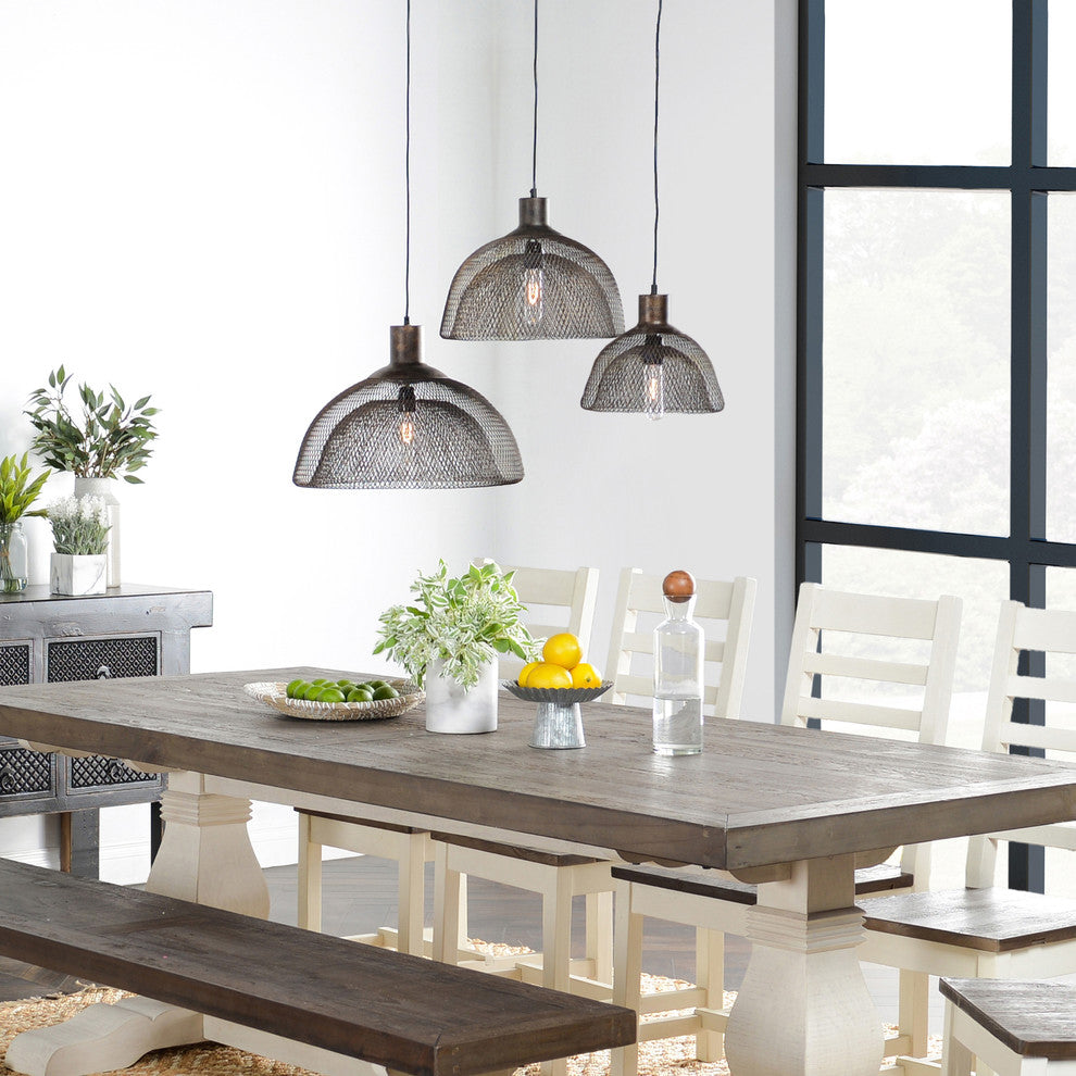Polaris 10 inch Mesh Pendant by Kosas Home