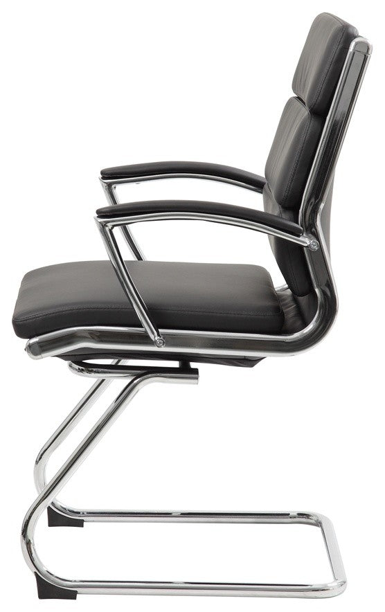 Boss Executive Caressoftplus Chair With Metal Chrome Finish, Mid Back