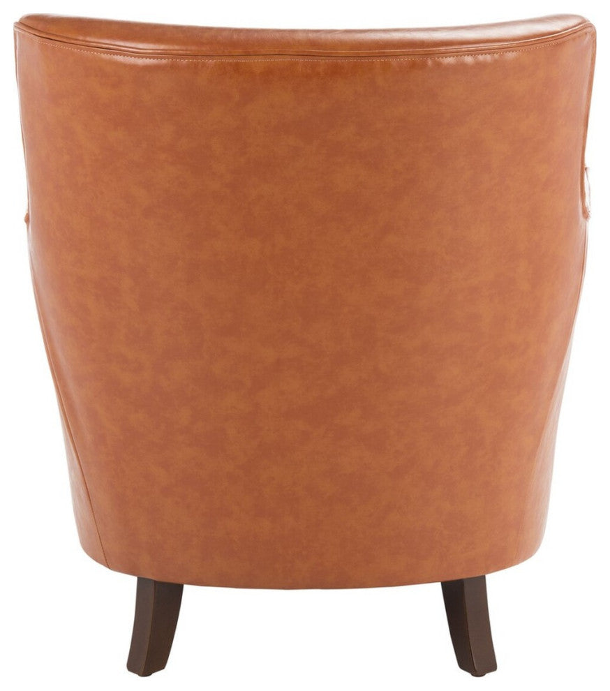 Safavieh Levin Accent Chair, Cognac