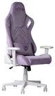 Techni Sport TSF45C Velvet Memory Foam Gaming Chair "“ White, Purple