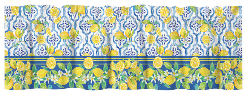 Lovely Lemons Window Valance