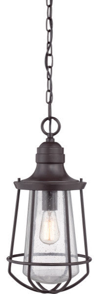 Quoizel MRE1909WT One Light Outdoor Hanging Lantern Marine Western Bronze