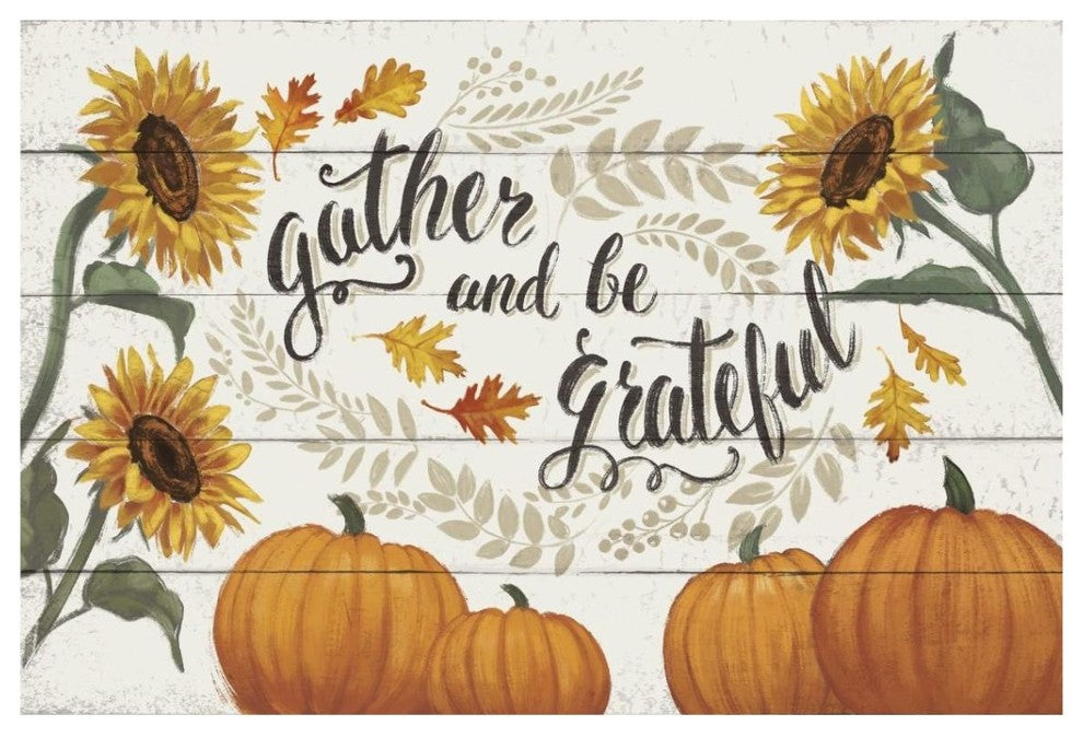 "Harvest Delight V on White" Digital Paper Print by Janelle Penner, 38"x26"