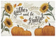 "Harvest Delight V on White" Digital Paper Print by Janelle Penner, 38"x26"
