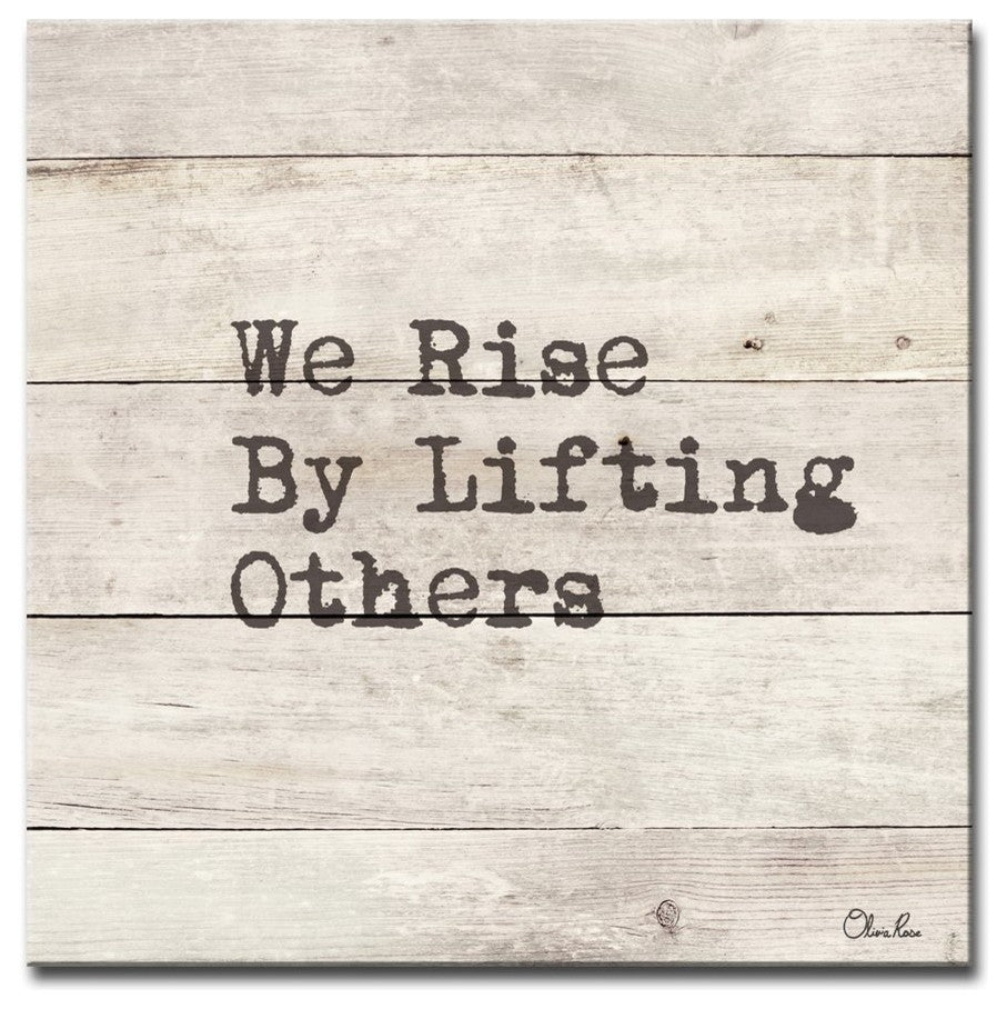 Rise' Inspirational Canvas Art by Olivia Rose