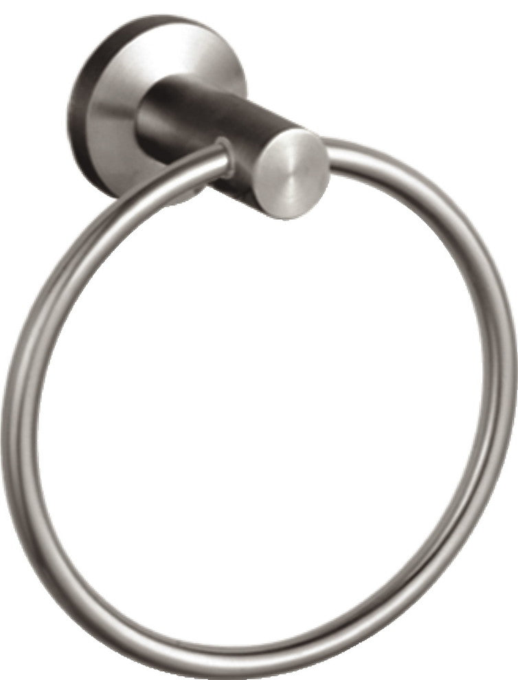 Nirvana Towel Ring, Satin Stainless Steel