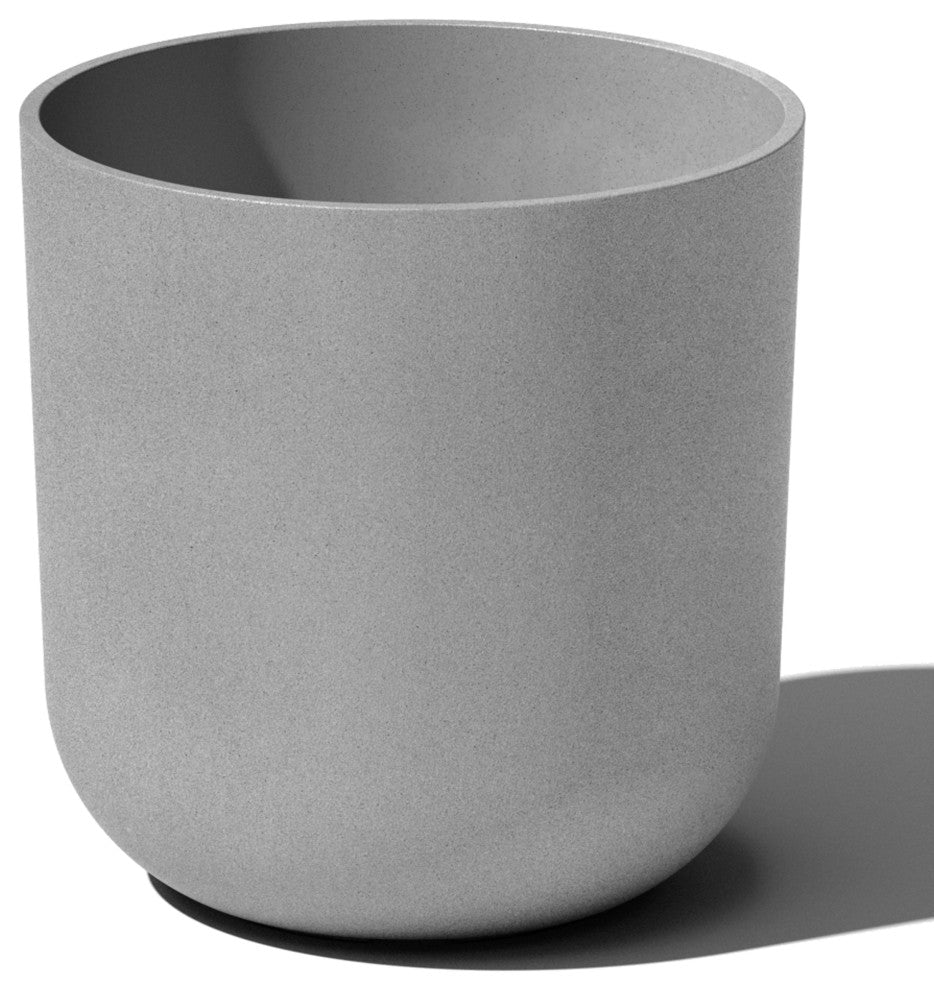 Pure Series Kona Planter, Grey, 15 Inches, 1 Pack