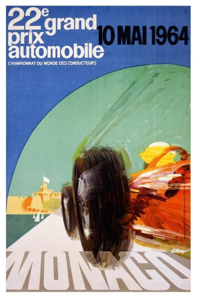 "22e grand prix / 10 Mai 1964" Digital Paper Print by J. May, 25"x38"