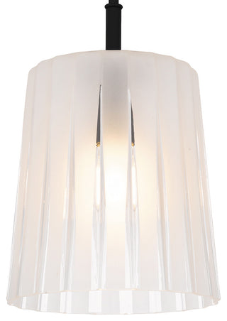 Quoizel RAY1510 Gray 10"W Mini Pendant - Matte Black