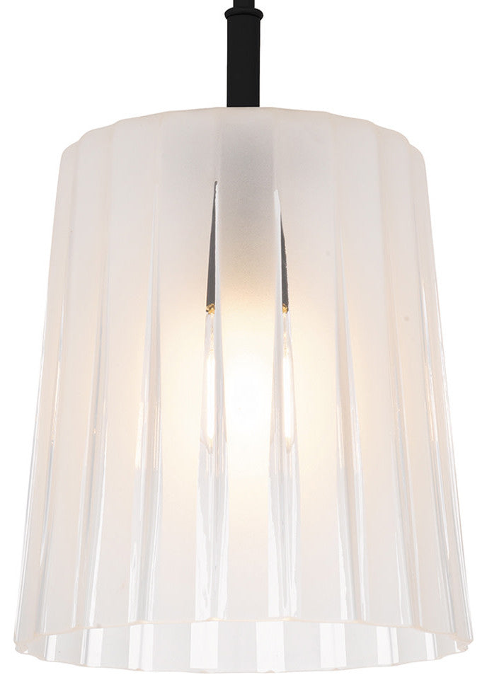 Quoizel RAY1510 Gray 10"W Mini Pendant - Matte Black
