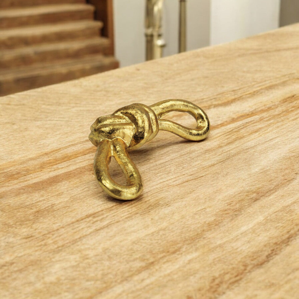 Roven Golden Cast Iron Knot Decor
