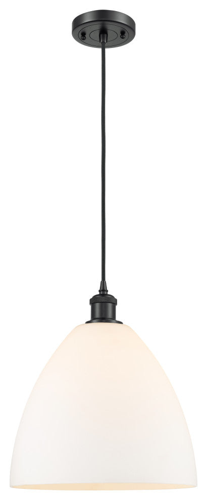 Innovations 516-1P-BK-GBD-121-LED 1-Light Mini Pendant, Matte Black