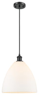 Innovations 516-1P-BK-GBD-121-LED 1-Light Mini Pendant, Matte Black