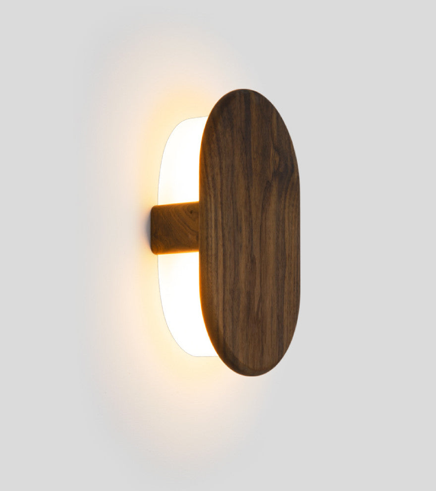 Tempus LED Sconce, Walnut, Color Temperature - 4000k