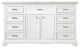 Amber Single Bathroom Vanity, Blue, White, 60"