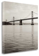"Bay Bridge - 2" By Alan Blaustein, Giclee Print on Gallery Wrap Canvas