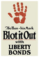 "WWI: Blot It Out" Digital Paper Print, 26"x38"