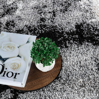 Noori Rug Shag Clark Grey/Black Rug