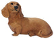 Brown Dachshund Puppy Dog Statue Sculpture Figurine