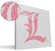 LOU Cardinals Typo Canvas Print, 16"x16"