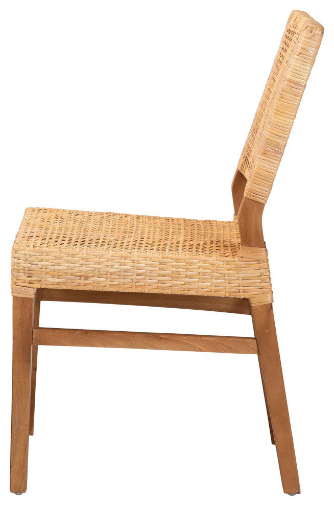 Leighton Modern Bohemian Collection, 2-Piece Dining Chair Set