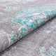 Well Woven Nile Tarifa Vintage Bohemian Medallion Light Blue Area Rug, 7''7" X 9''
