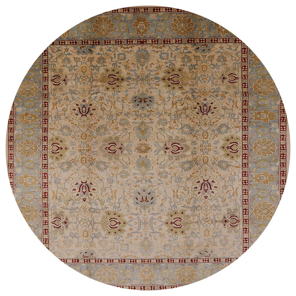 Ahgly Company Indoor Round Mid-Century Modern Area Rugs, 3' Round