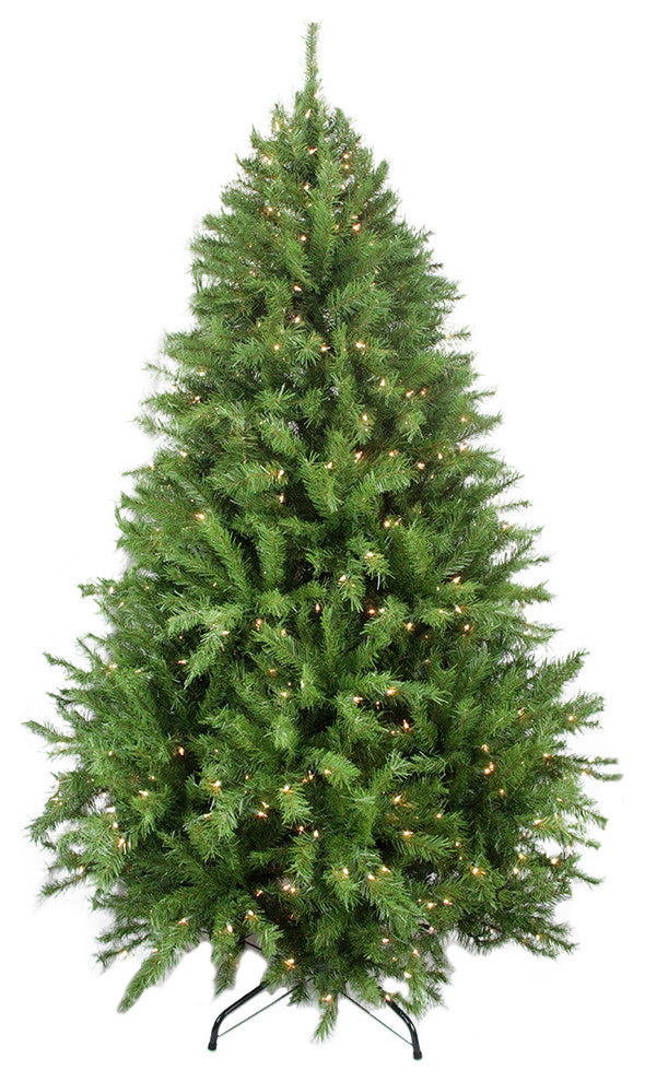 Northern Frasier Tree 1628 Tips 600 Clear Lights, 7.5'x57"