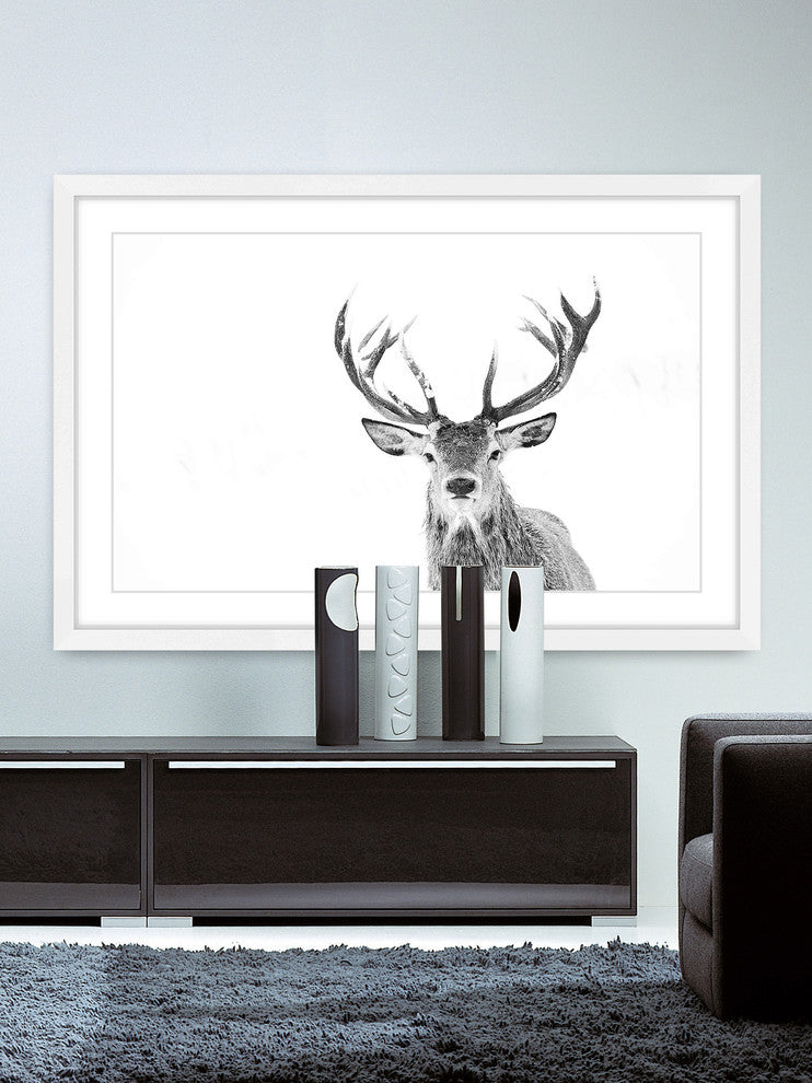 Marmont Hill, "Majestic Antlers" Framed Painting Print, 45x30