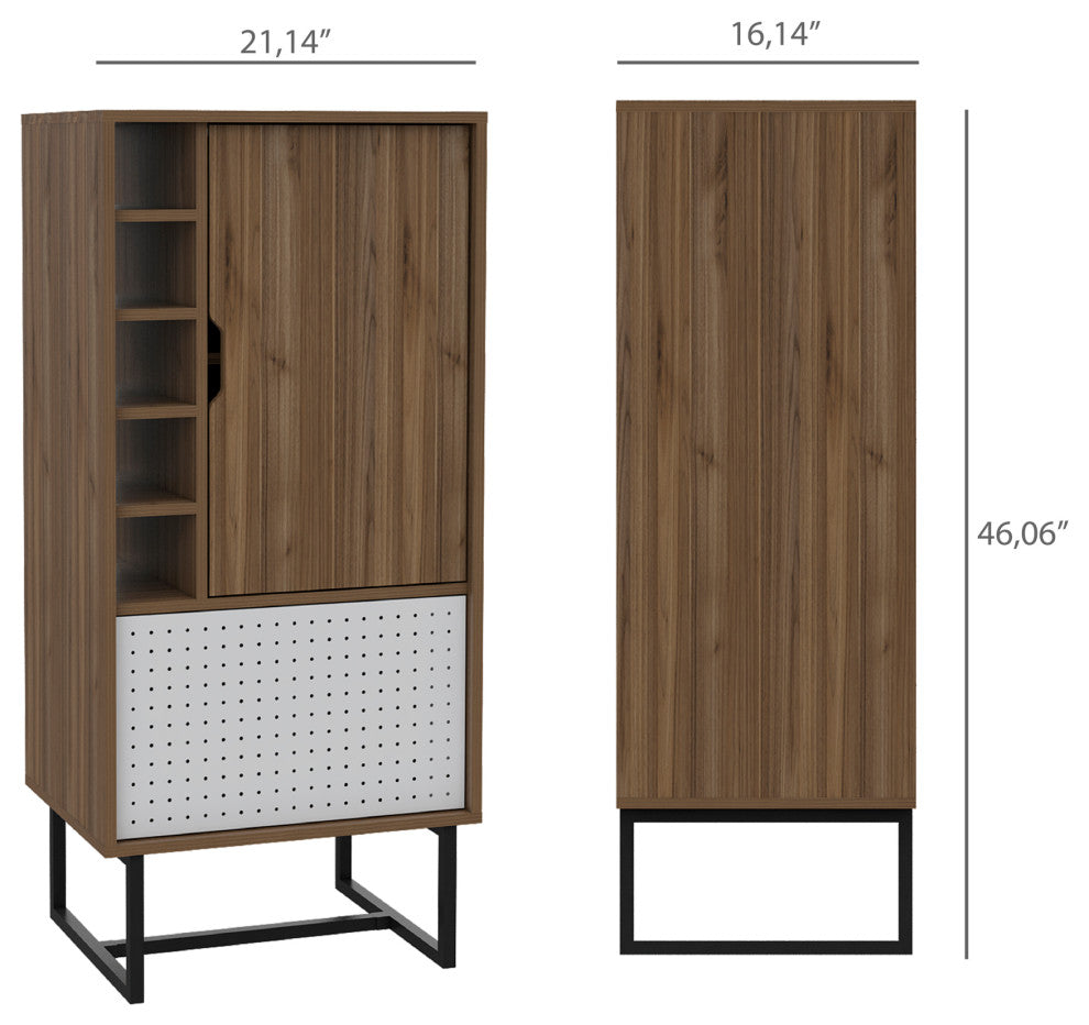 Vernal Bar Cabinet, Mahogany