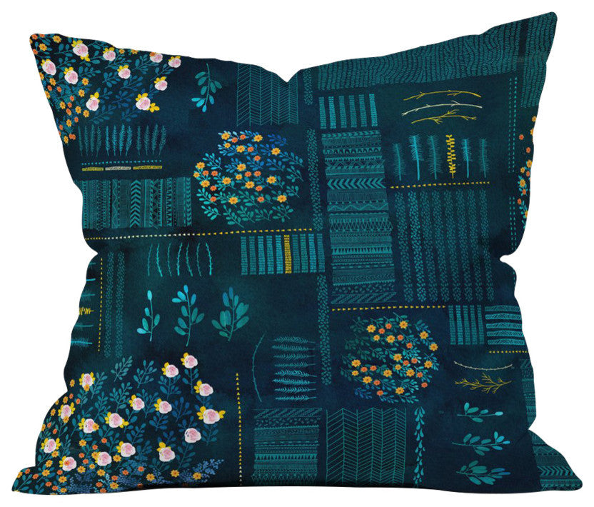 Iveta Abolina Smokey Fields Throw Pillow, 26"x26"