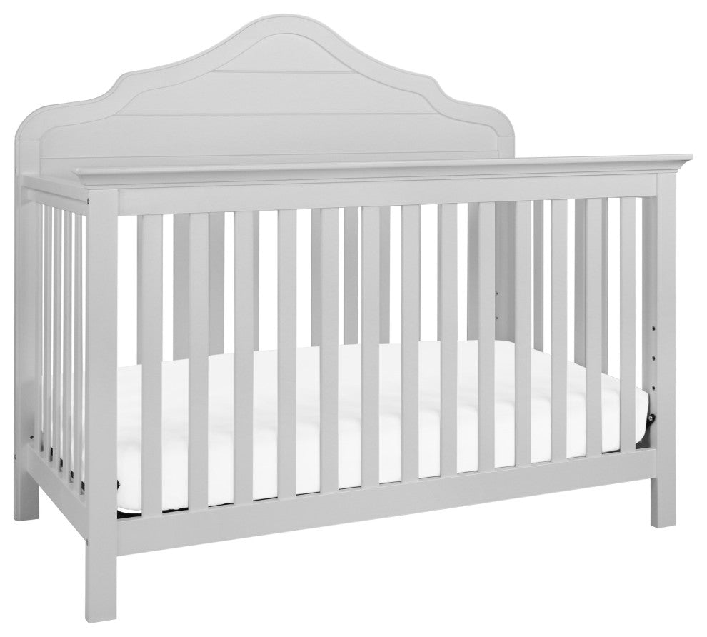 DaVinci Flora 4-In-1 Convertible Crib, Fog Gray