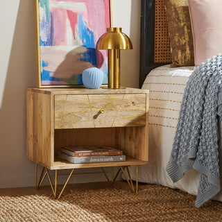 Safavieh Marigold Nightstand, Natural