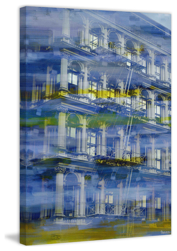 "NYC Architecture" Print on Canvas, 40"x60"