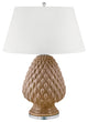Raindrop Ceramic LED Table Lamp, Cream