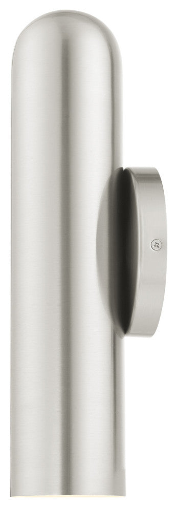 Brushed Nickel Mid Century Modern, Urban, Scandinavian Single Sconce