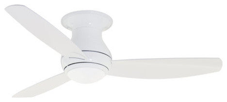 Curva Sky 52" Fan, White