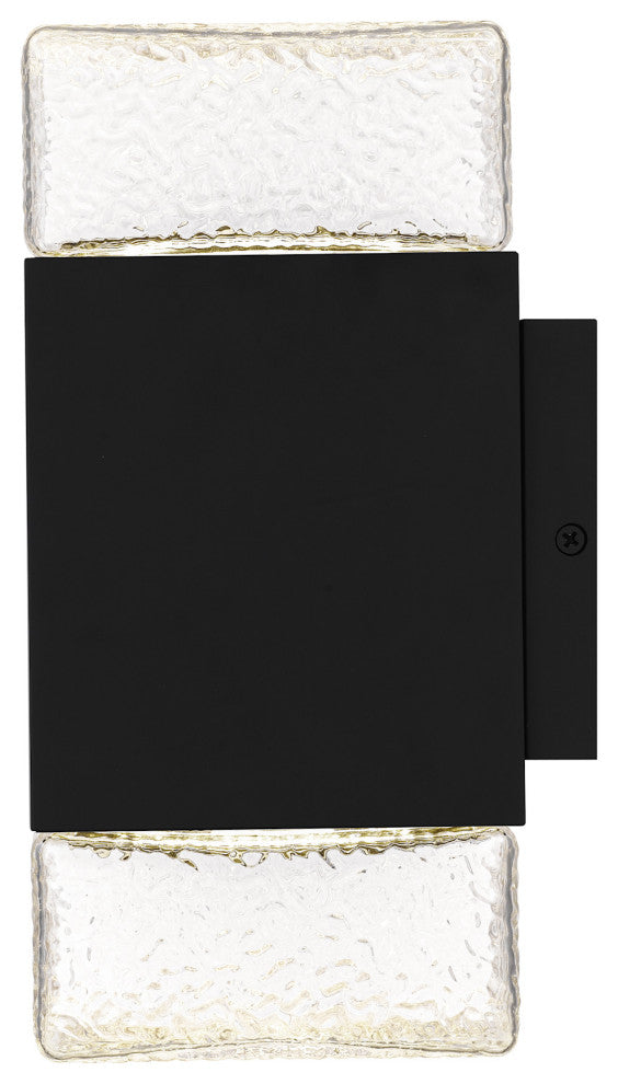 Quoizel SAX8305 Saxton 10" Tall LED Outdoor Wall Sconce - Matte Black
