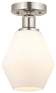 Innovations 616-1F-SN-G651-6 1 Light Semi-Flush Mount, Brushed Satin Nickel