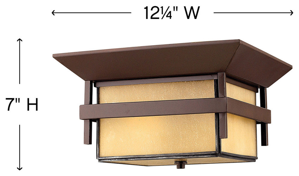 Hinkley Harbor Small Flush Mount, Anchor Bronze