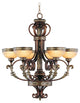 Livex Lighting 6 Light Pbz Chandelier - 8526-64