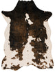 Southwestern Faux Cowhide Grand Canyon Area Rug, Beige/Brown, 5'x6'6"