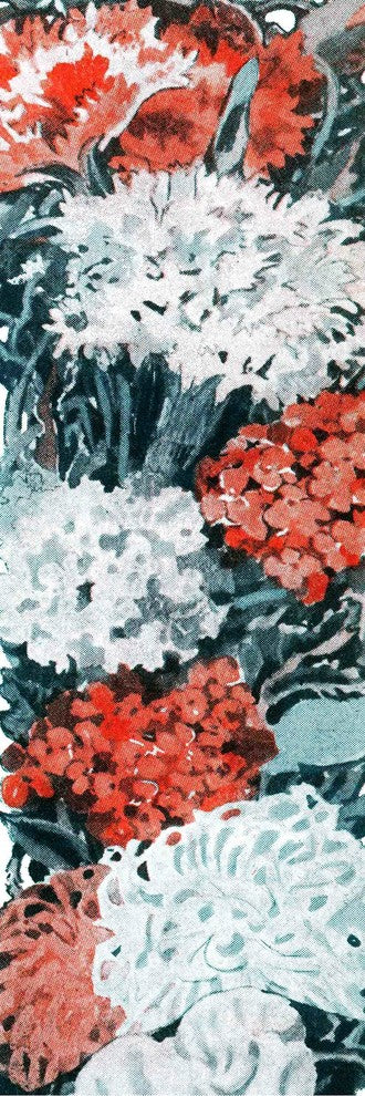 "Flowers Veg" Painting Print on Canvas