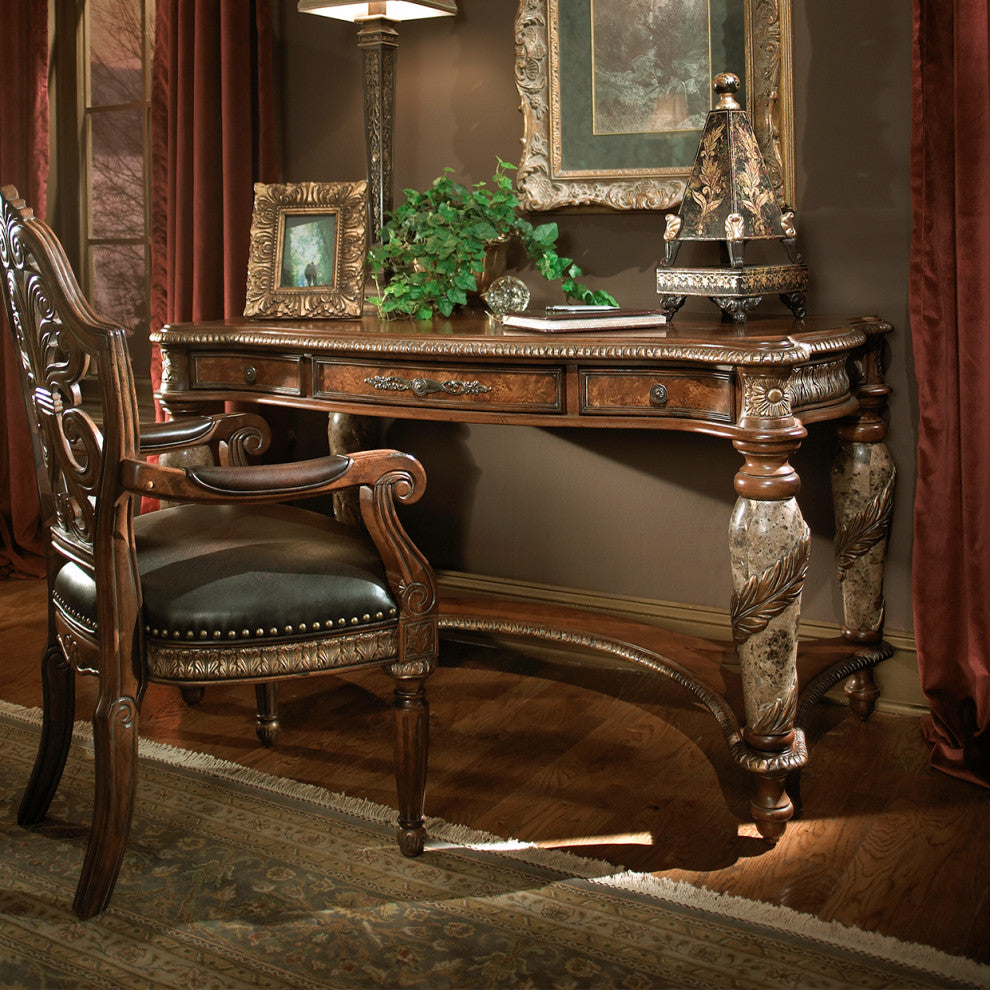 Villa Valencia Writing Desk, Classic Chestnut