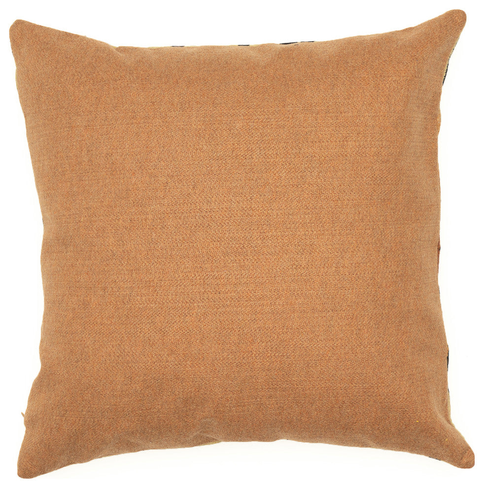Visions I Tiger Pillow, Brown, 20"x20"