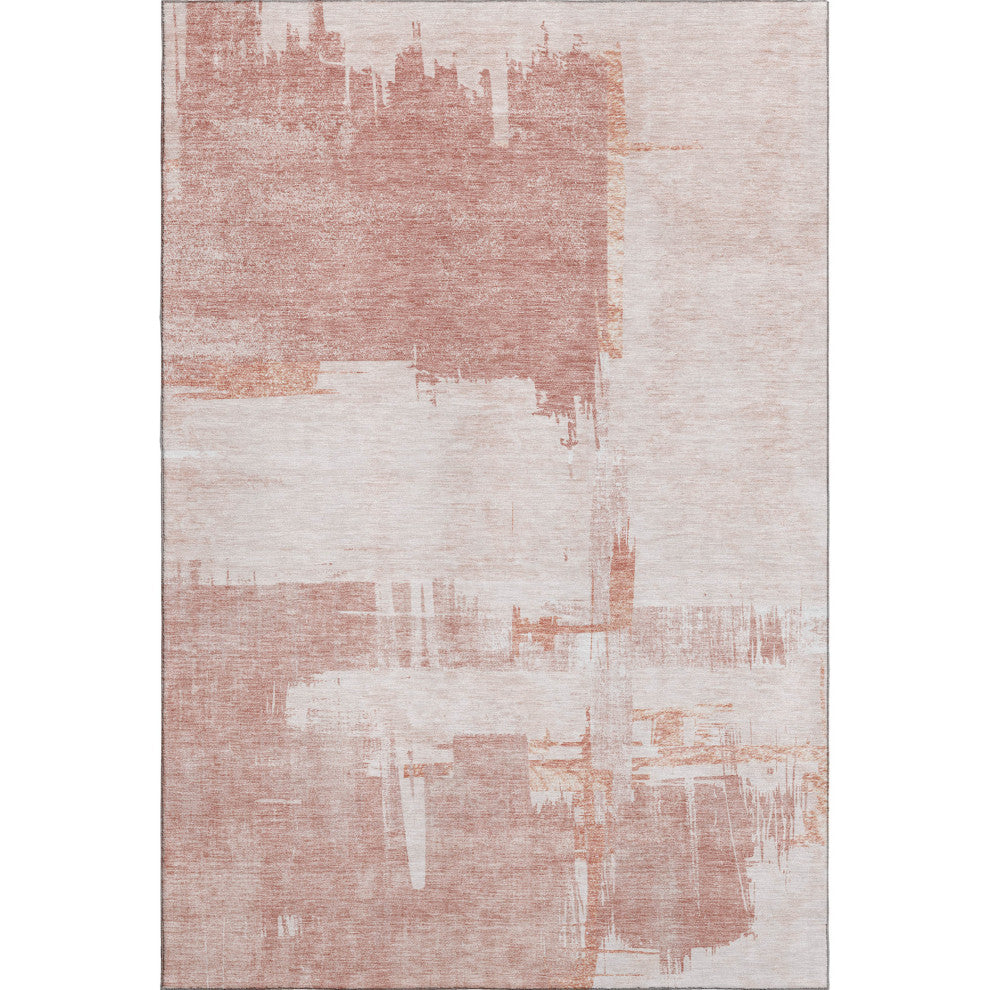 Premium Machine Washable Mayfield AMF624 Blush 3' x 5' Rug