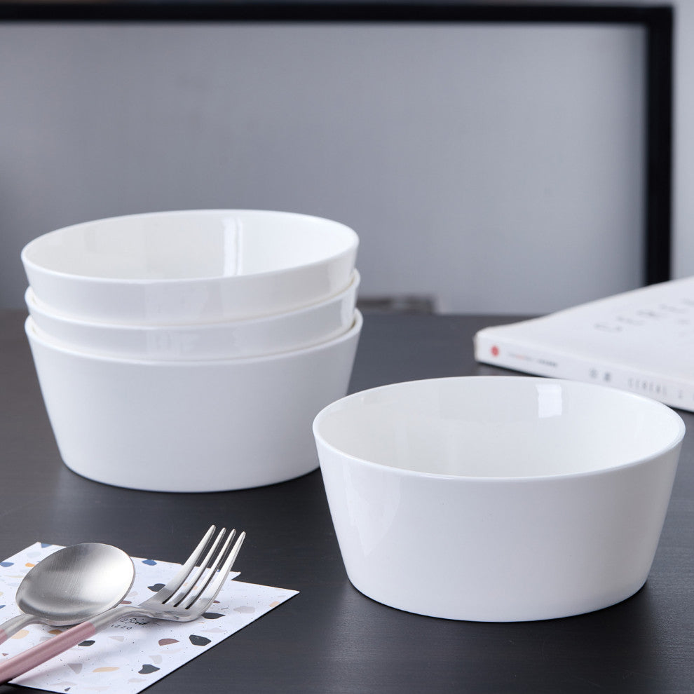 Stone Lain Madeline Bone China 16 Piece Dinnerware Set, White