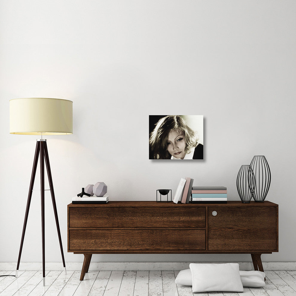 "Greta Garbo" Stretched Canvas Giclee by Hollywood Photo Archive, 22"x18"