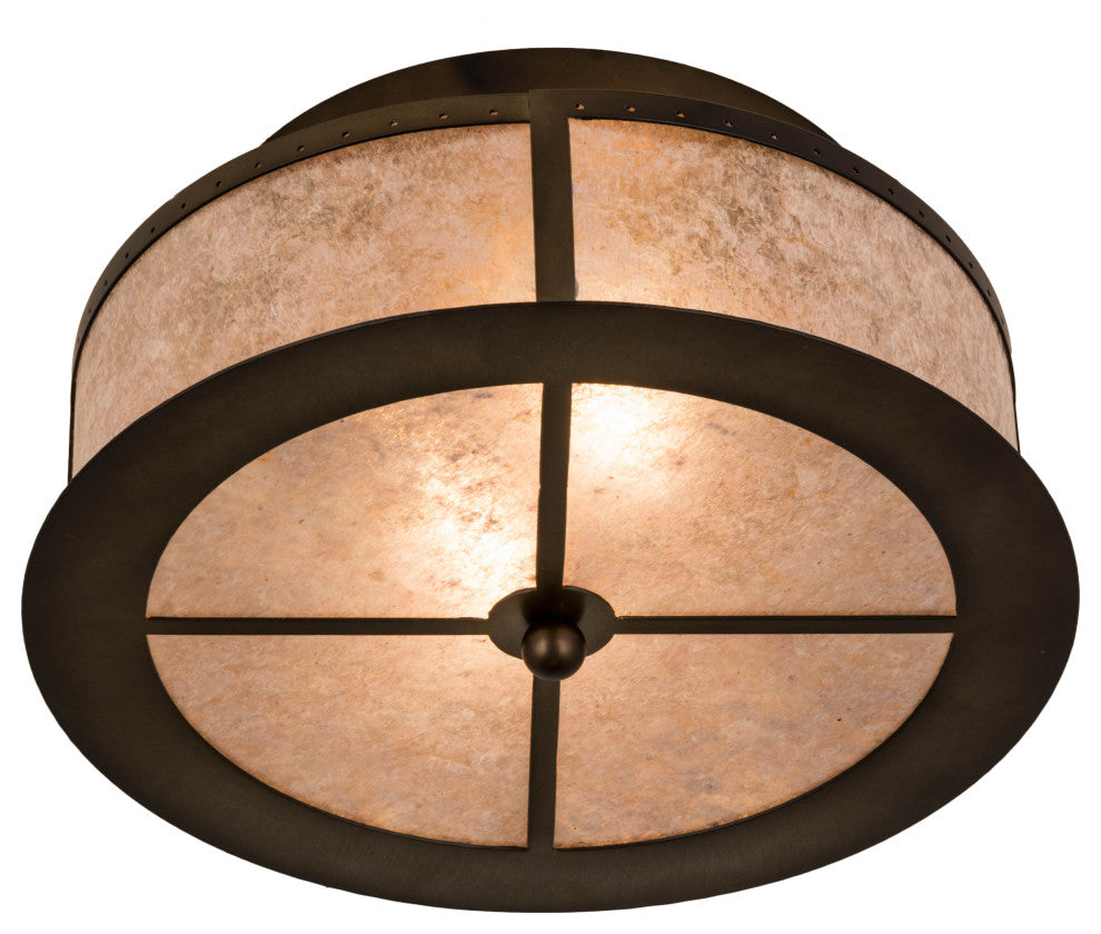 16W Smythe Craftsman Flushmount