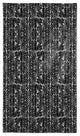 Black Chevron 58 x 102 Outdoor Tablecloth